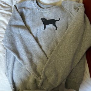 Black dog sweatshirt